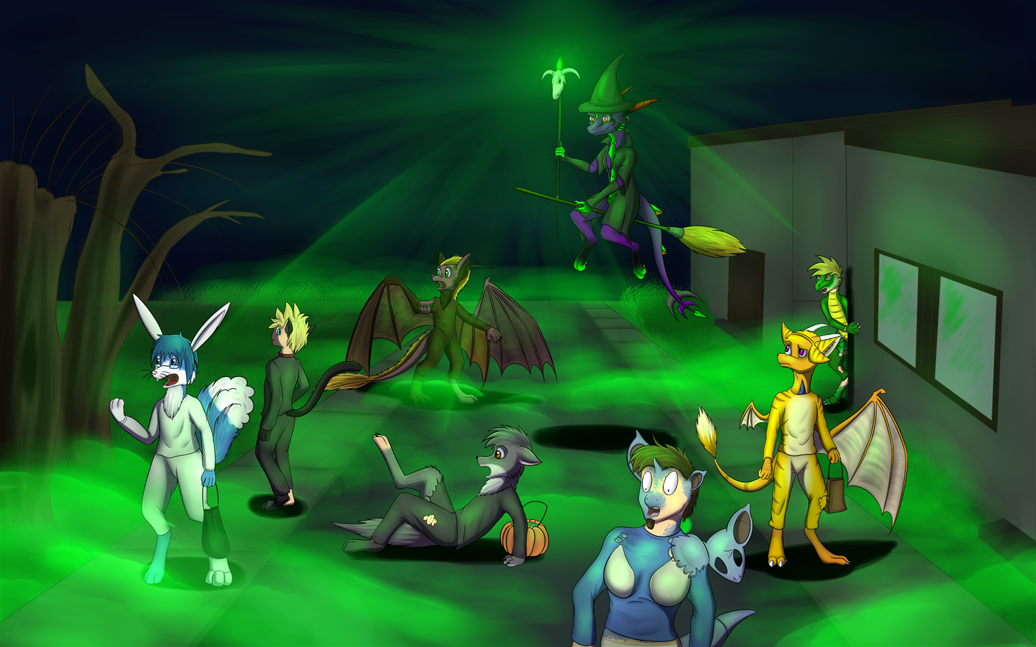 Hallowen Group Commision by Tomek1000