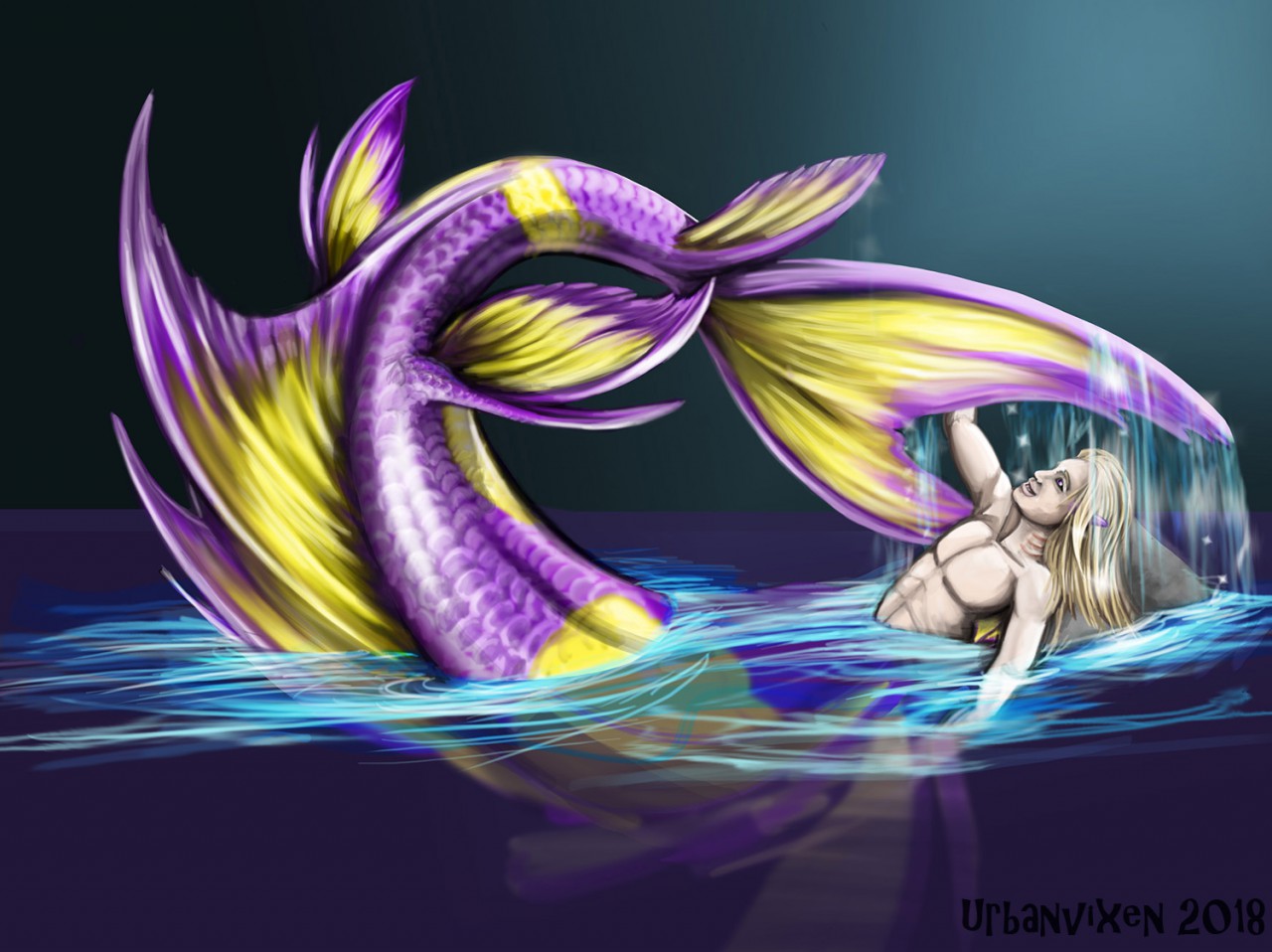 Commission : Waterborn by Urbanvixen
