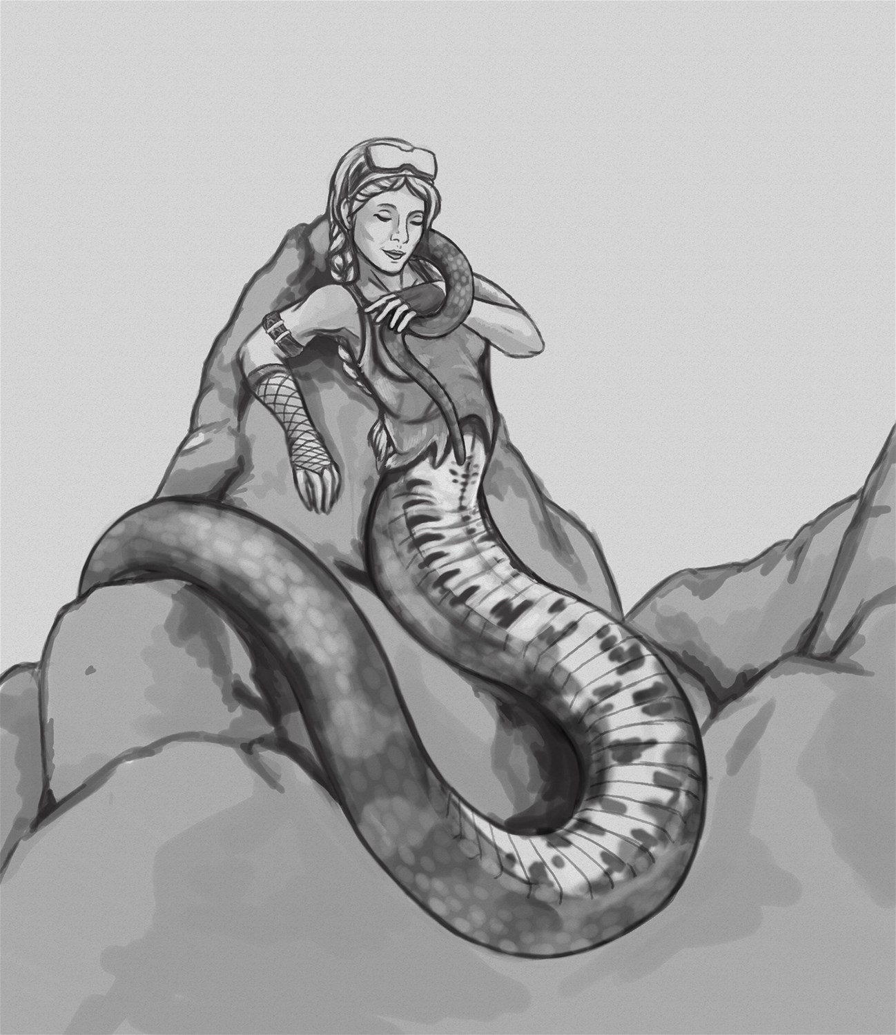 Commission : Eon in the wasteland... by Urbanvixen