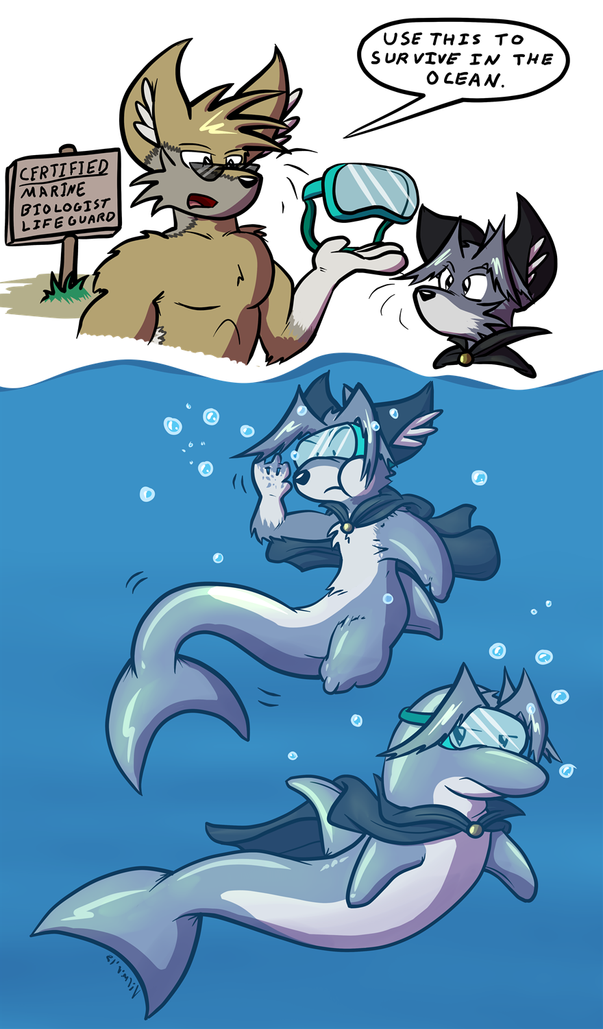 Dolphin Goggles by Virmir