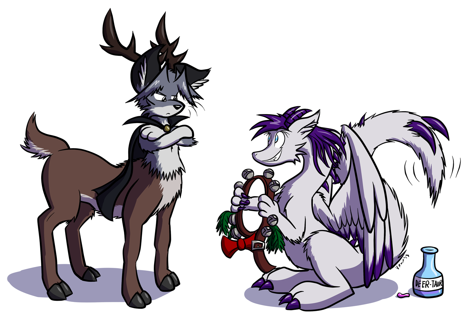 Reindeer-Taur by Virmir