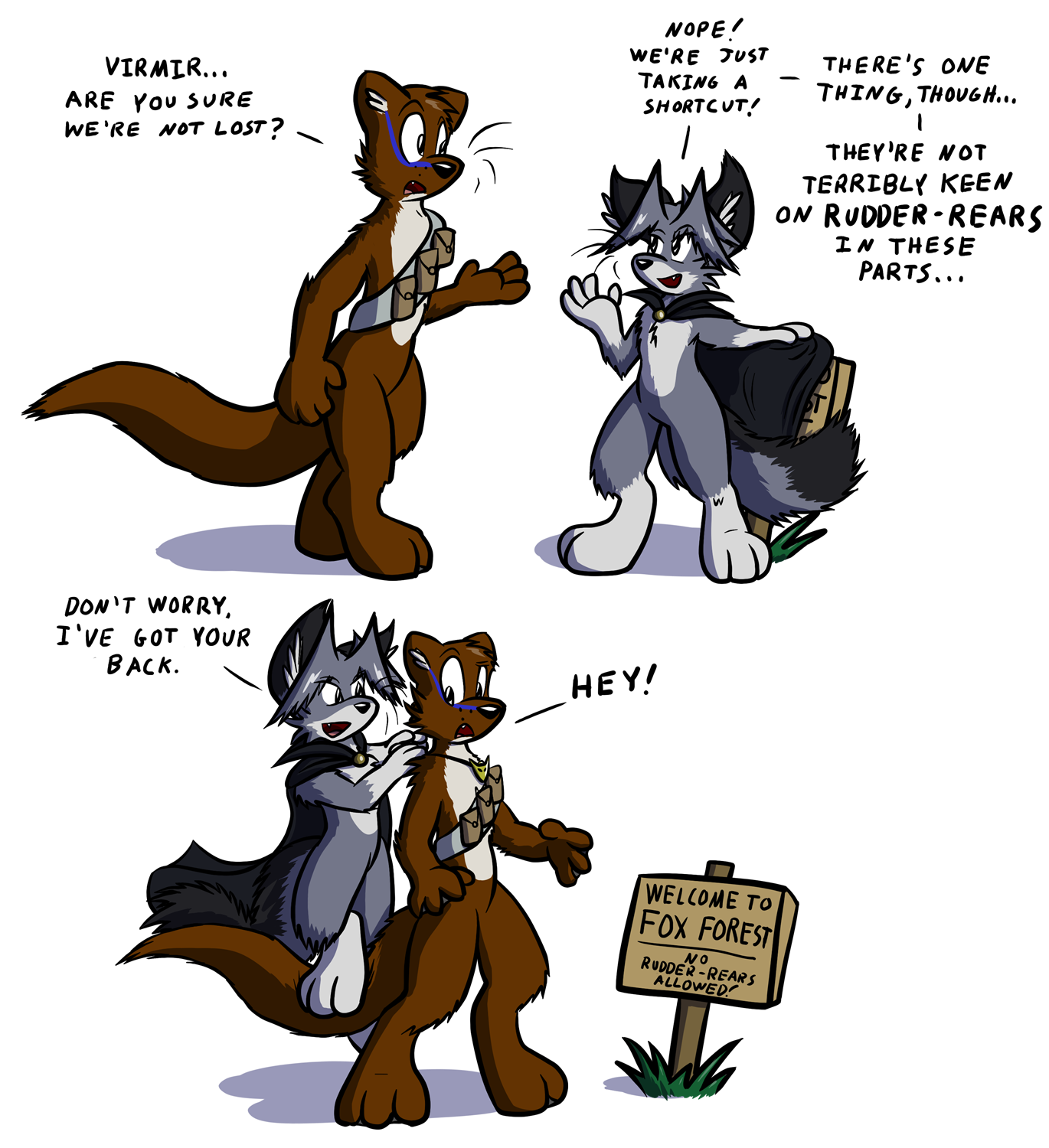 No Rudder-Rears Allowed by Virmir