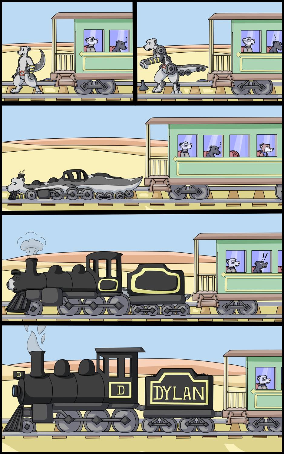 Steam Train by Weazel75