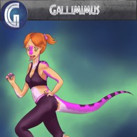 G is for Gallimimus by Witchfiend