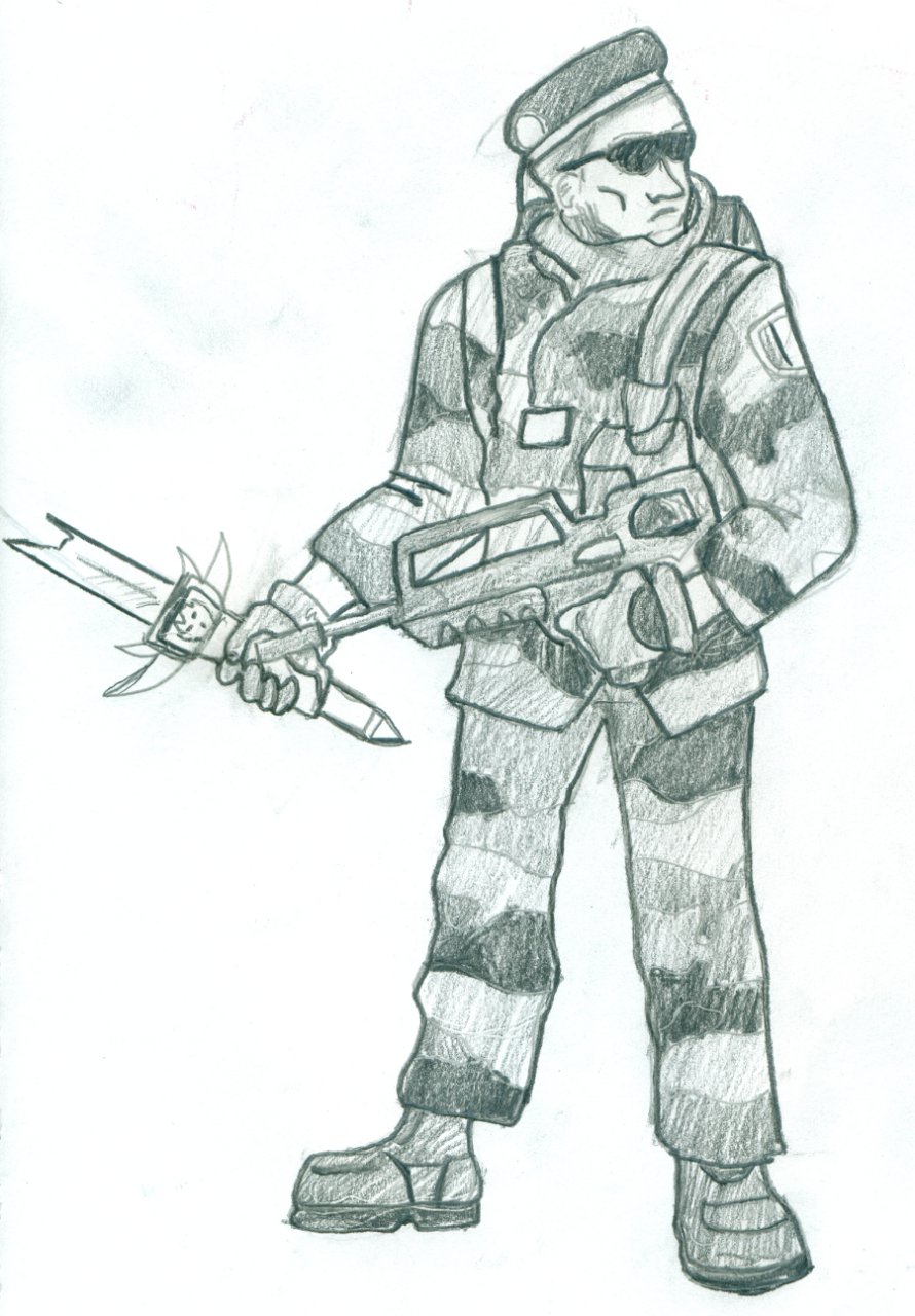 French Soldier by Wrathofautumn