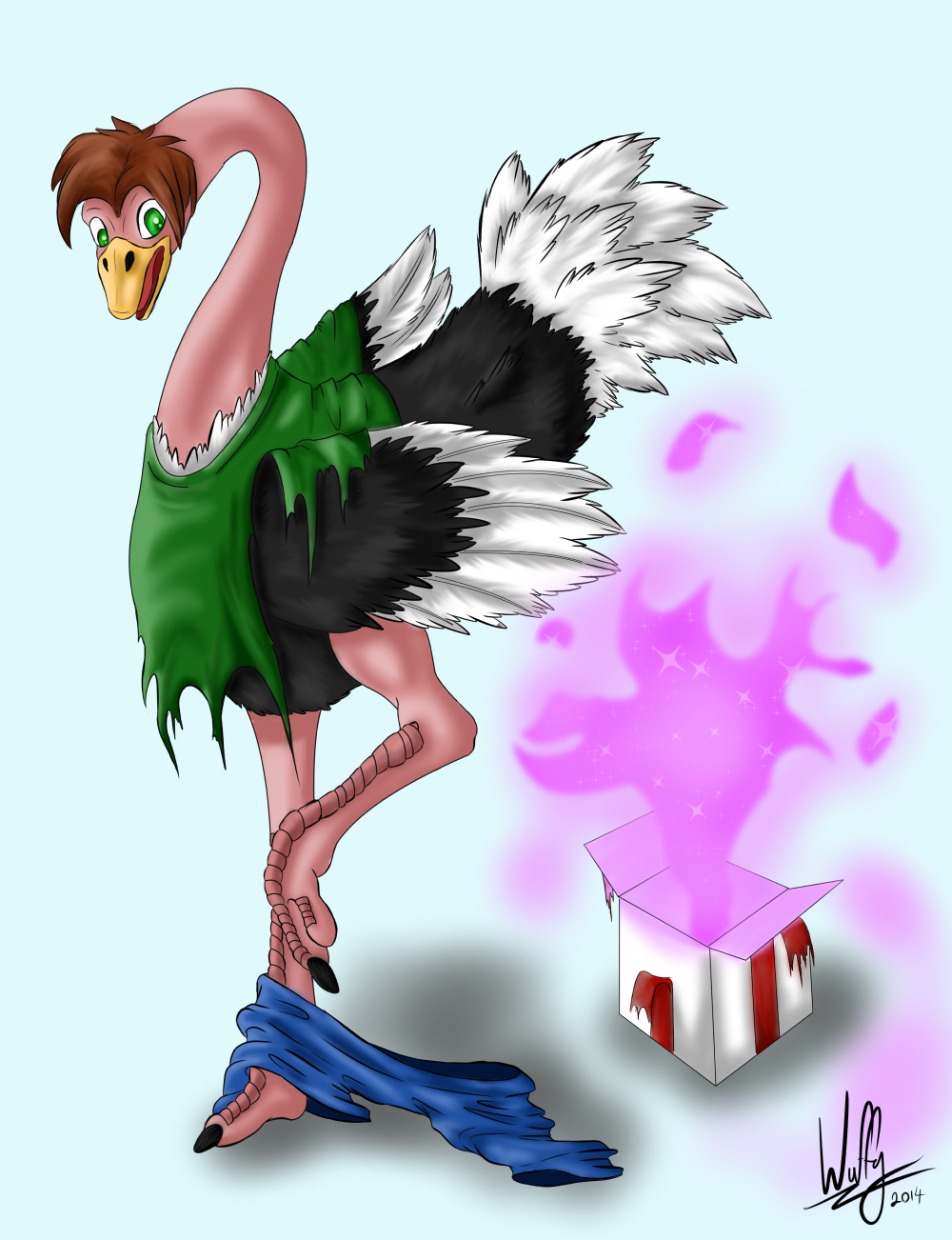 Well I dident see that coming.... by Wuffy23