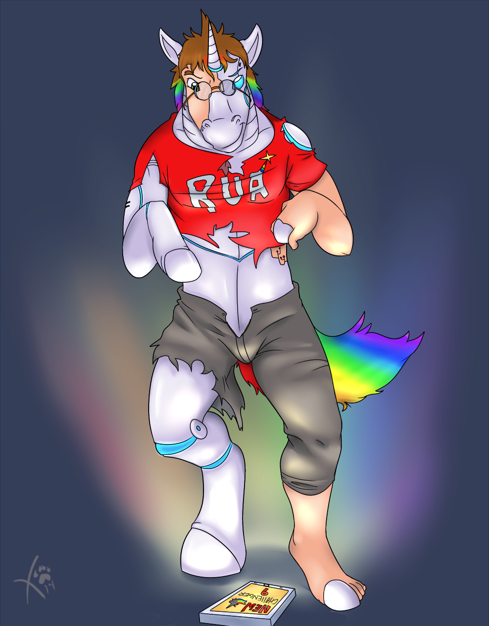 Getting into the game (Ealadubh commission) by Xids