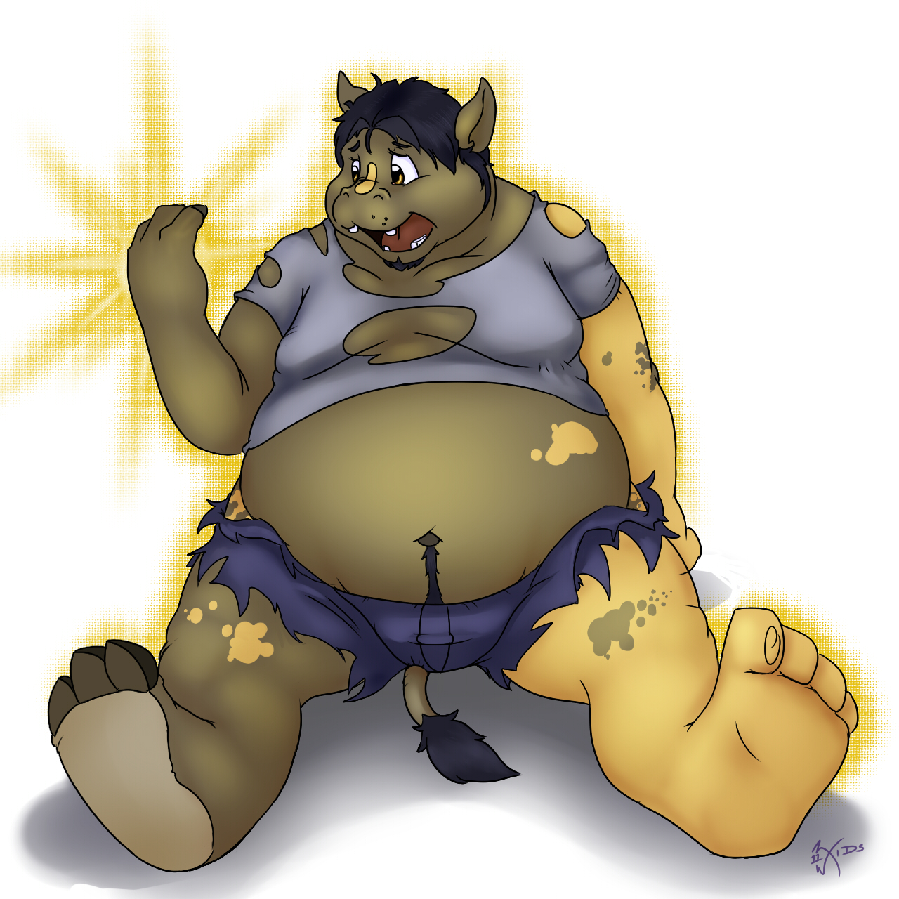 Hippo hooray! by Xids