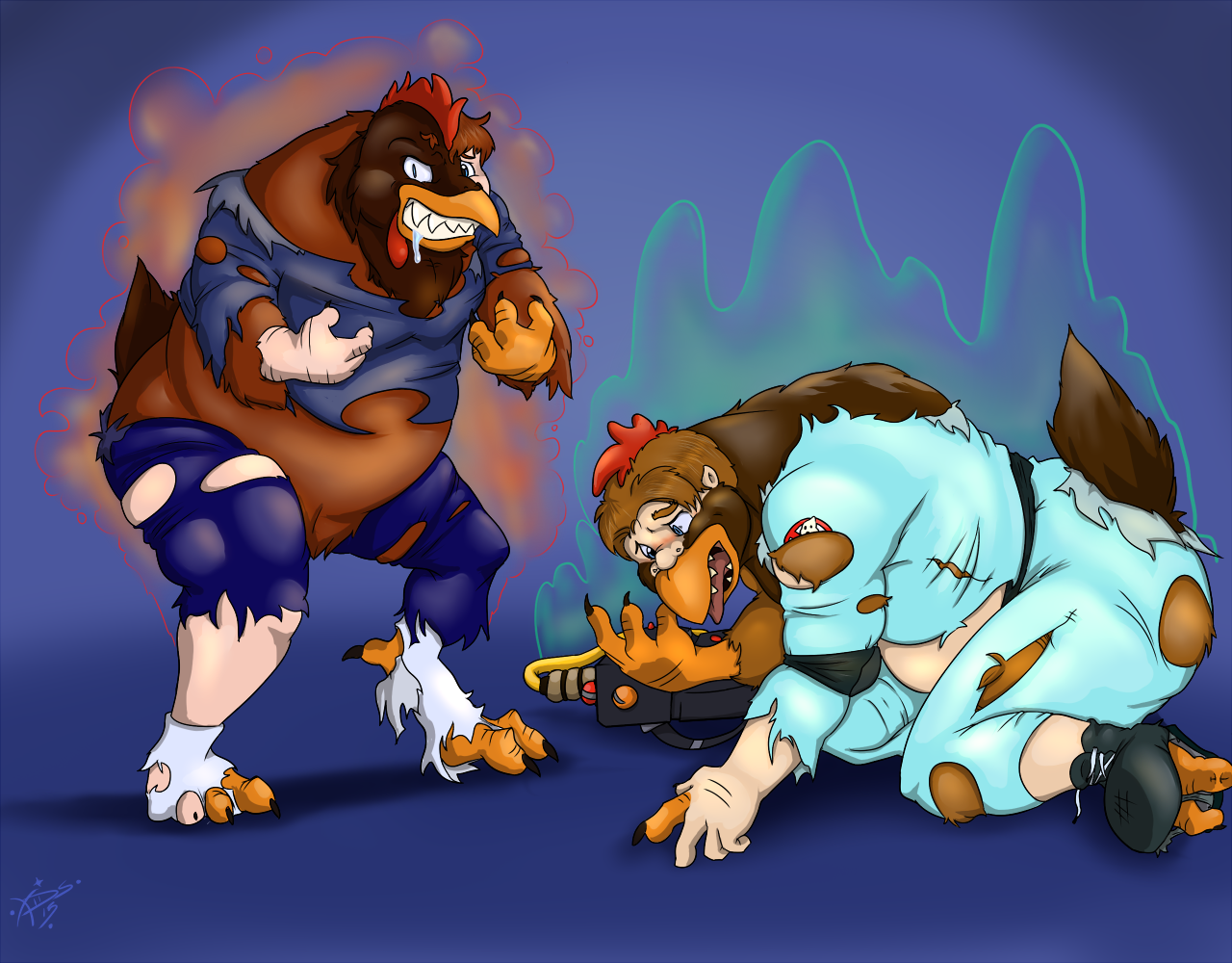 The Curse of the Were Chicken (hg3300 and spyketranno com) by Xids