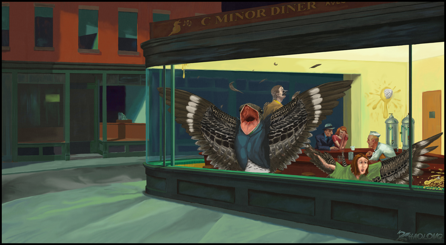 Nighthawks by Zhaolong