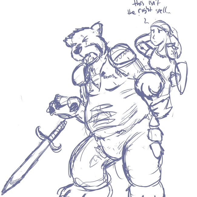 a beary wrong spell by Zho