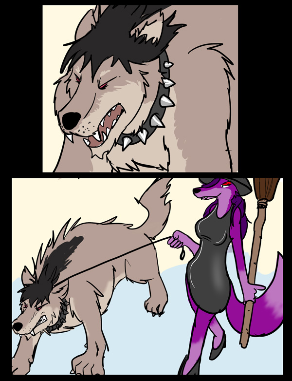 wolfhalloweenpage by Zho