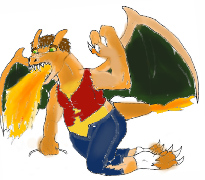 (Old) WereCharizard TF Collab (2012) by Adaru32