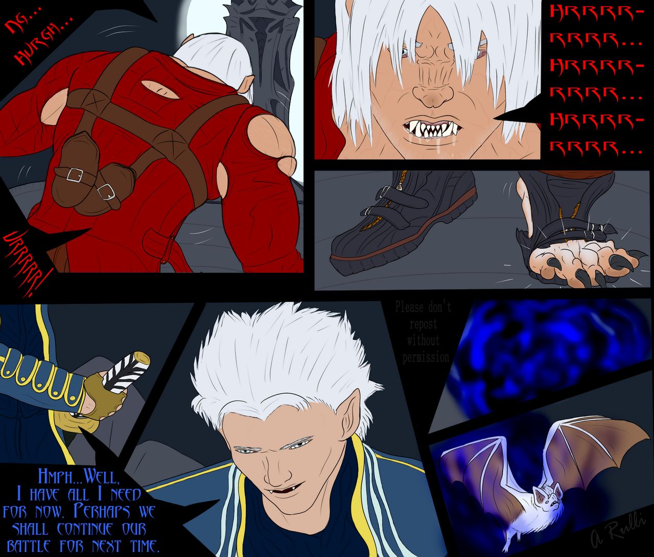 ($) Dante's Beastly Awakening Sequence (Warning: Blood) by Adaru32