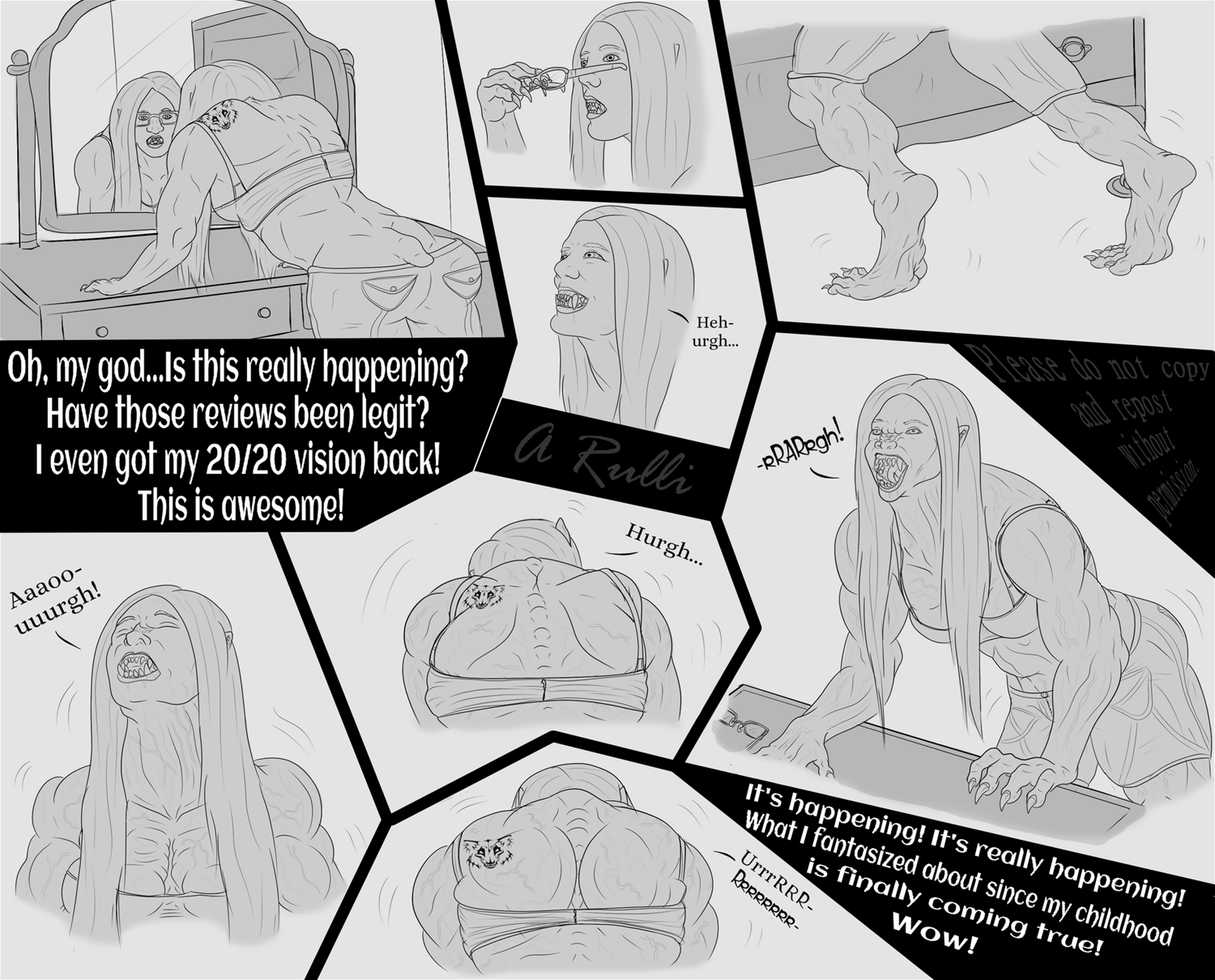 Lycanthrope Lunacy Sequence by Adaru32