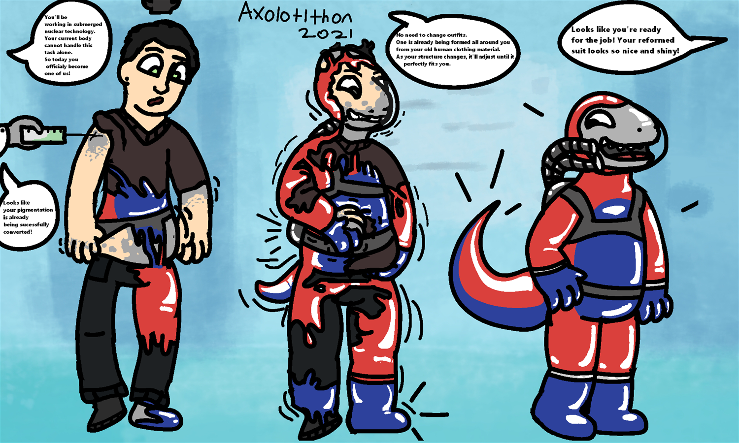 Space Dragon Recruitment! (2021) by Axolotlthon