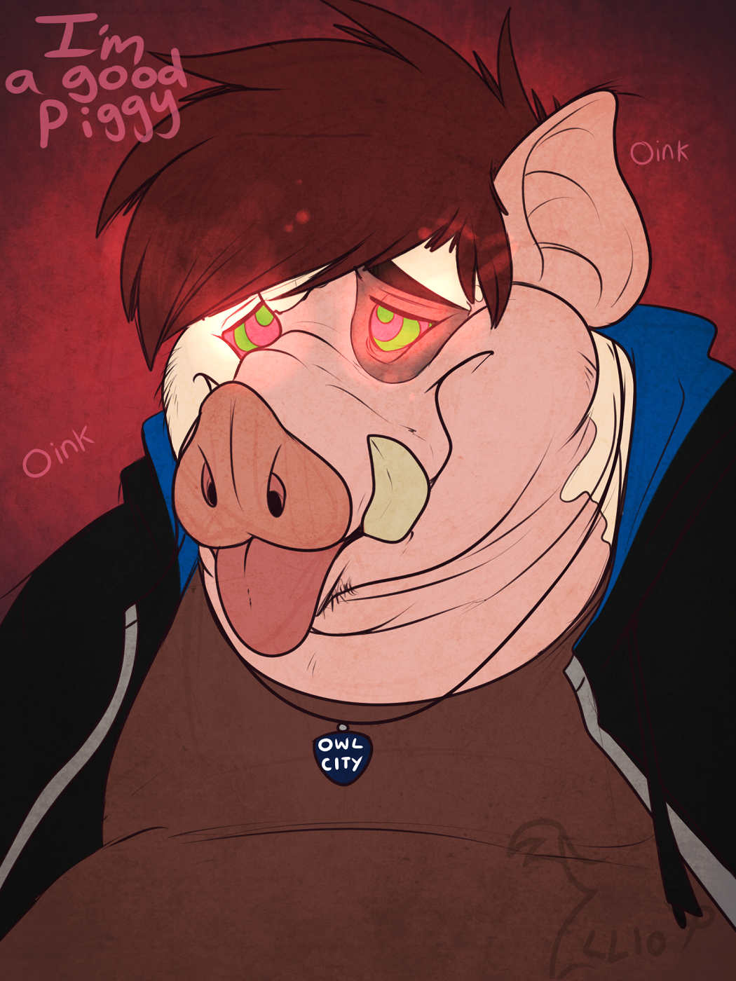Good piggy by BinturongBoss