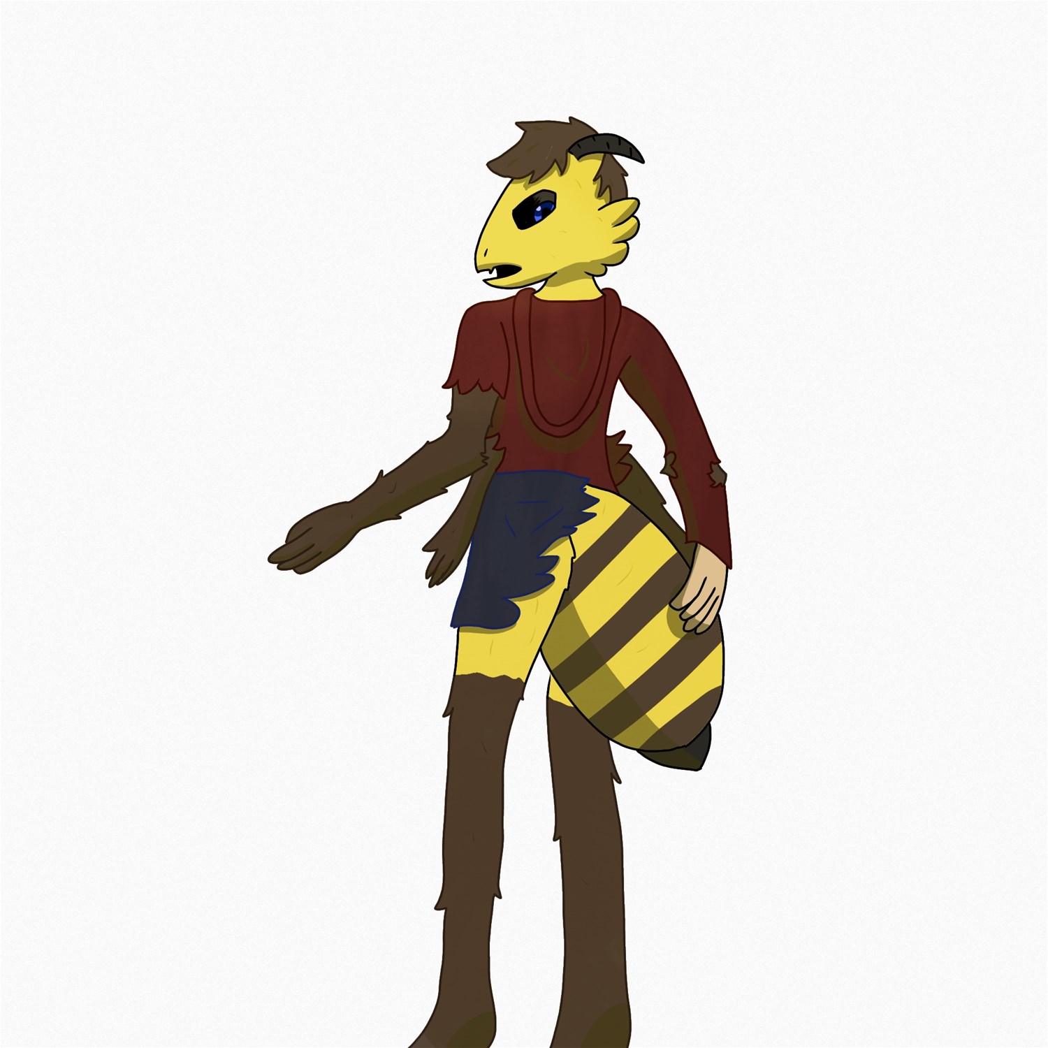Octransfur 2023 Day 8: Bee TF by Briandabluefox 