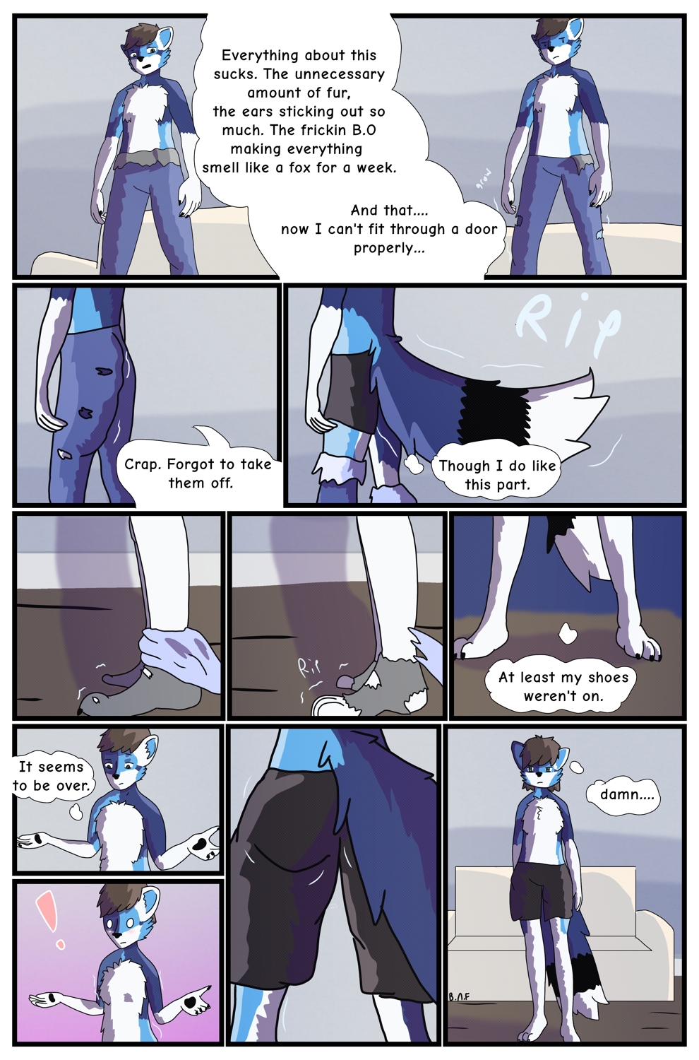 Inconvenient Transformation (Fox Sona TF/TG) by Briandabluefox 