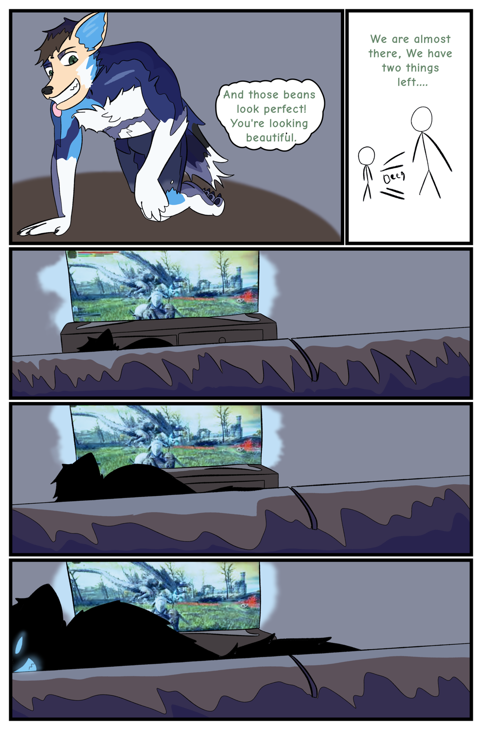 A Terrible Time for Gaming (Fox Sona TF) by Briandabluefox 