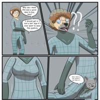 Stupid Outfit (Cat TF/TG) by Briandabluefox 