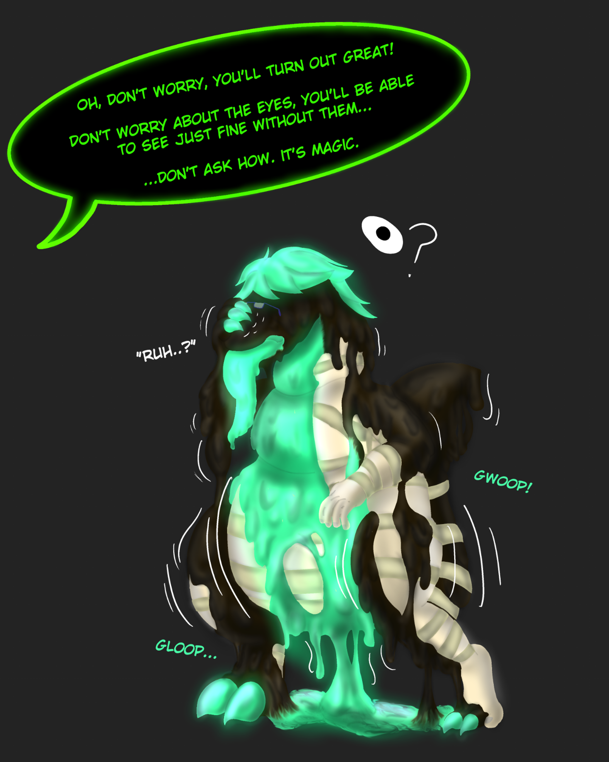 Fafnir's Minty Monsterification (Sequence) by Captainmackerel