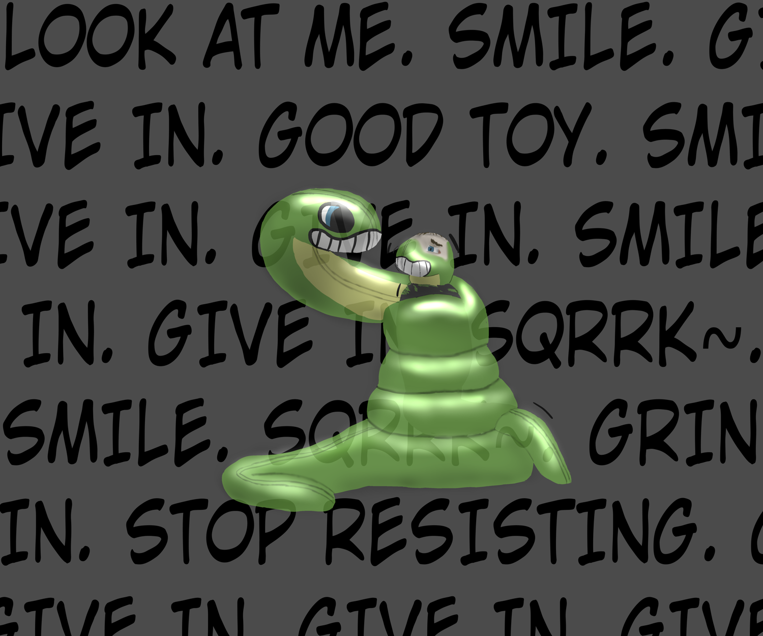 Sssstop Resssisssting... by Captainmackerel