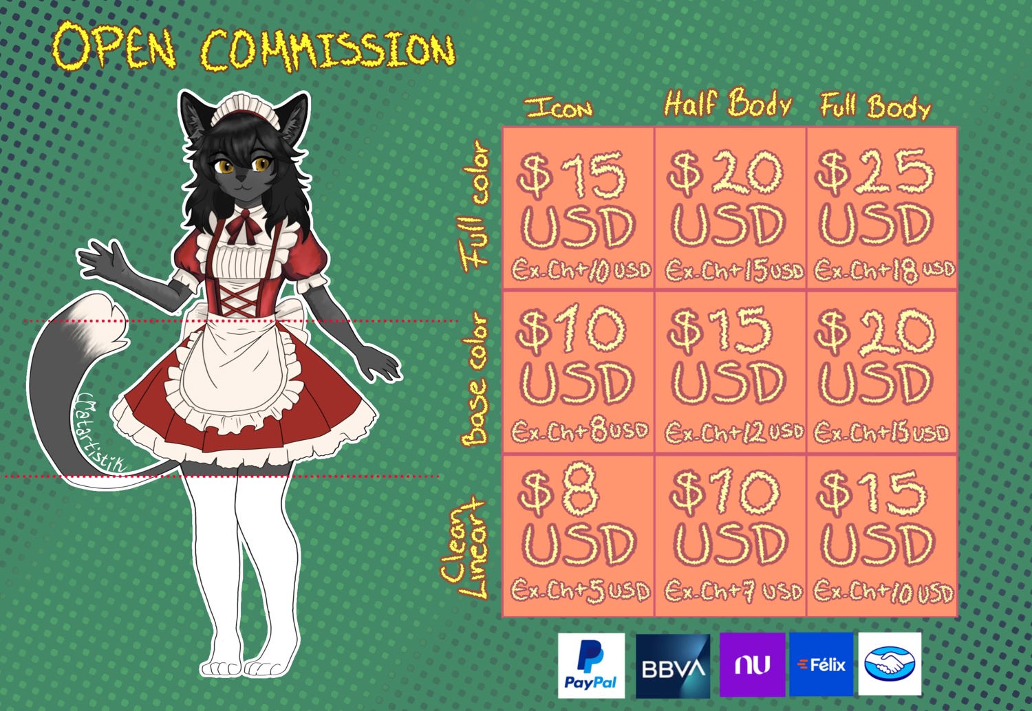 Price table by Catartistik