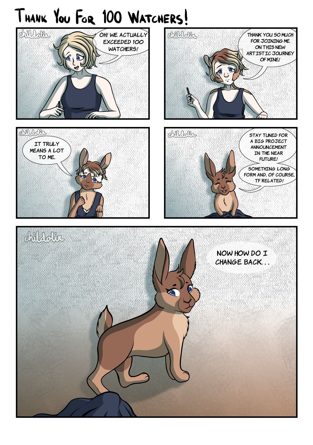 The Milestone Comic by Childolir