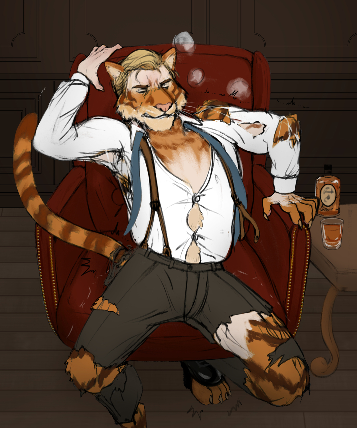 WERETOBER 17 - Maine Coon by DRIJUCE