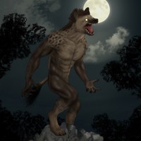 WERETOBER  8 - Hyena by DRIJUCE