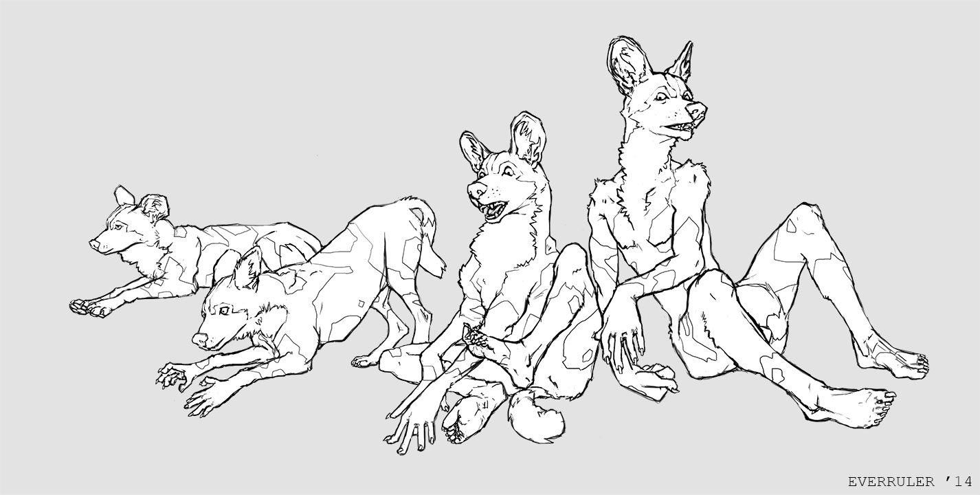 Wild Dog Transformation by everruler
