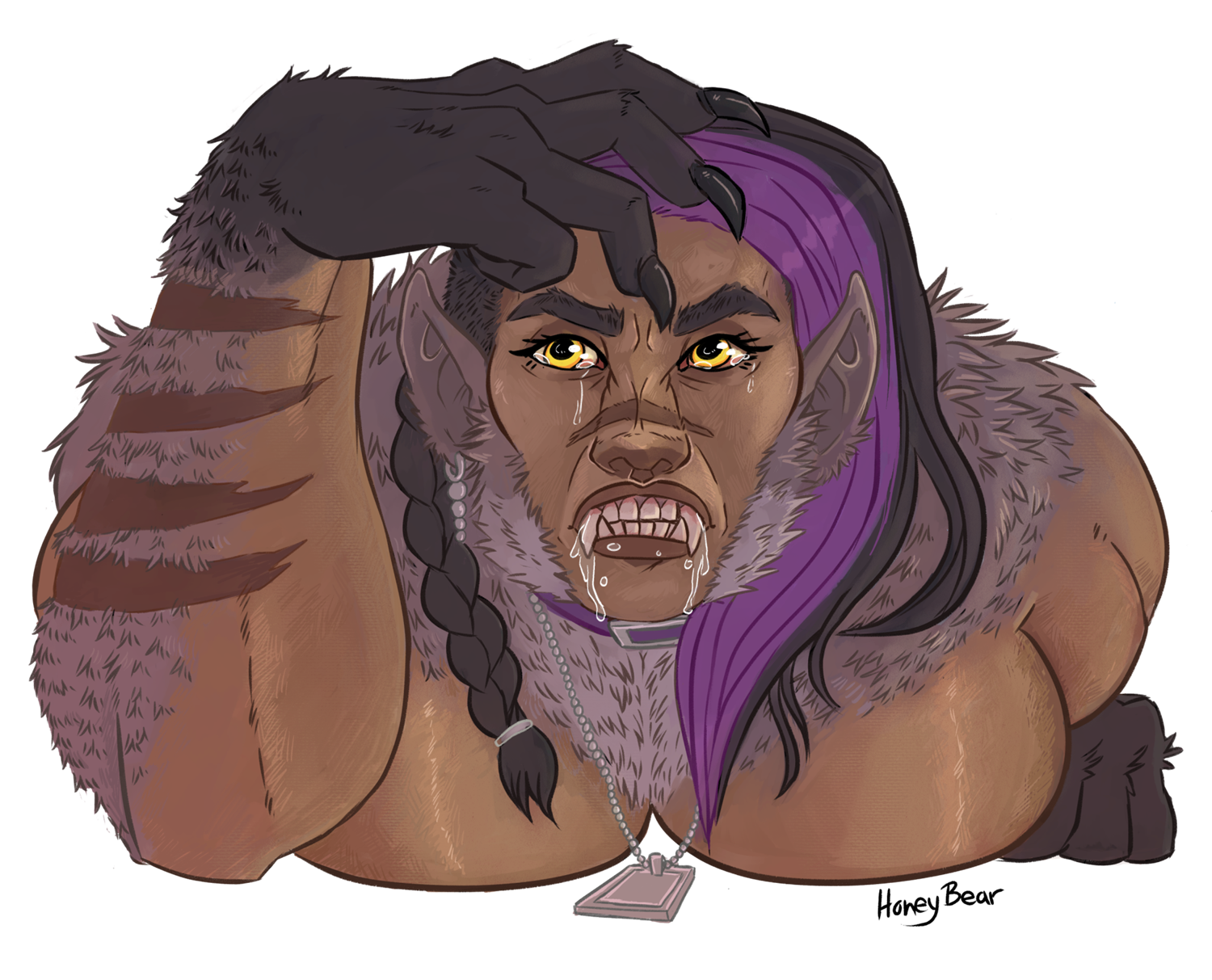 Tears and Saliva by Honey-Bear