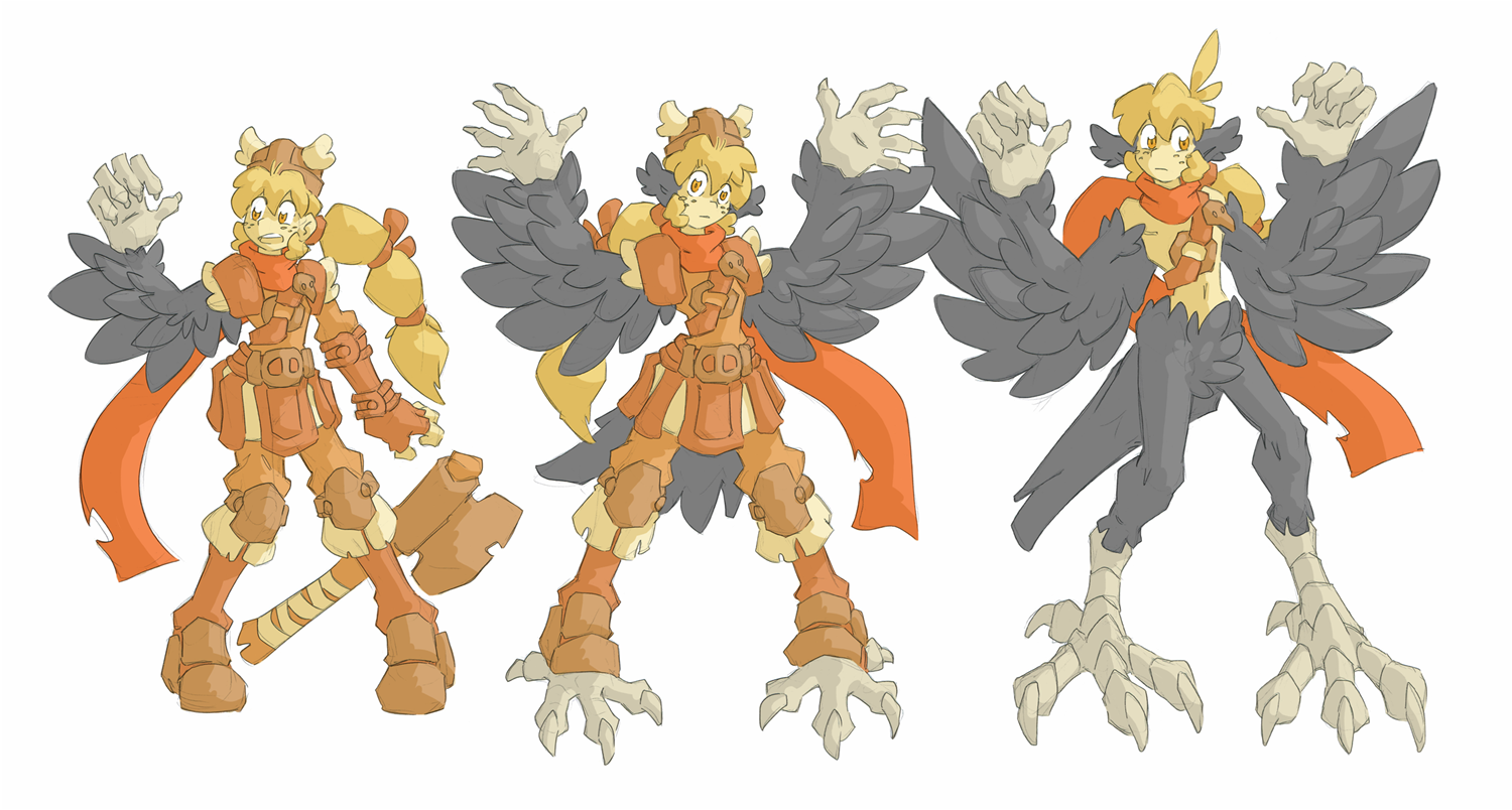 Norse Harpy by Hukeng