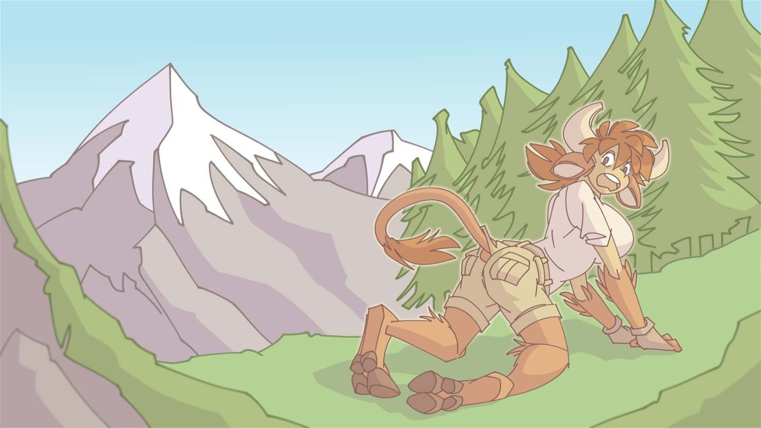 Alpine Meadow by Hukeng