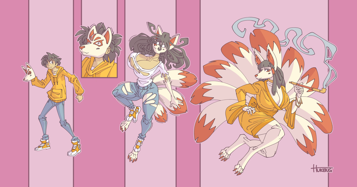 Kitsune Mask by Hukeng