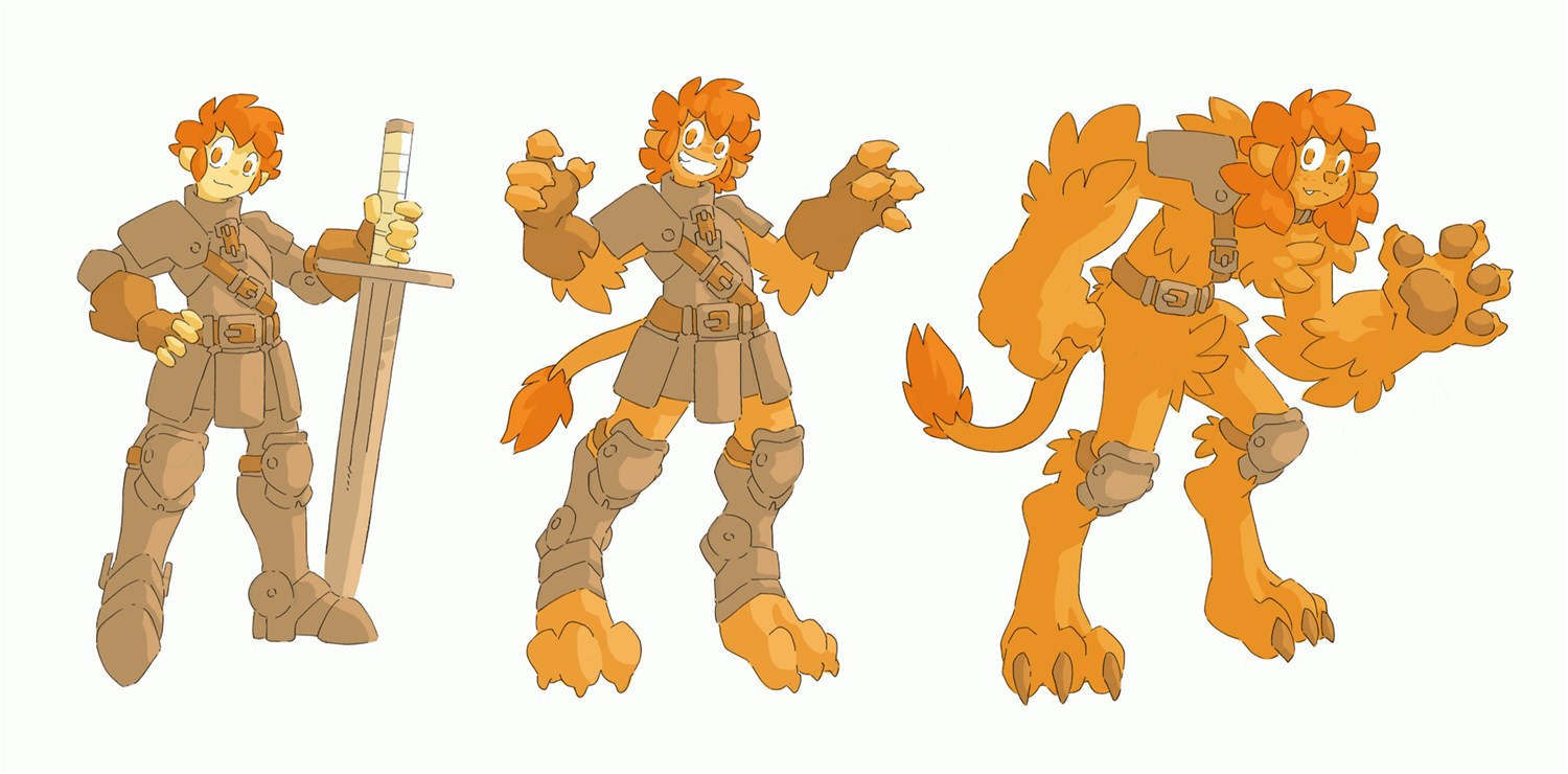 Lion Knight by Hukeng
