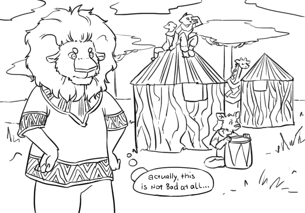Meanwhile in a Serengeti park by Ichihara-chan