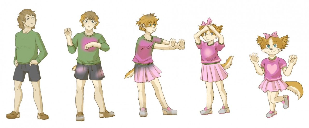 Doggy TF for Mew87 by Ichihara-chan