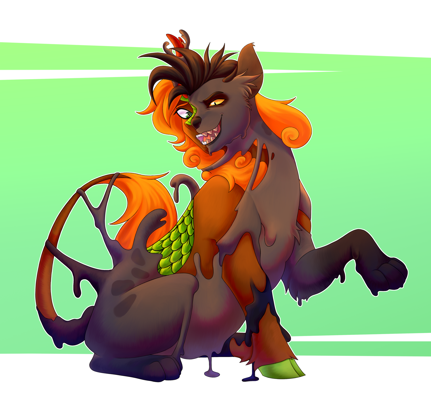 Transformation into Shenzi by Katzepunk