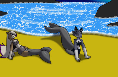 Zinciqe and Luciles Beach time by kylr23