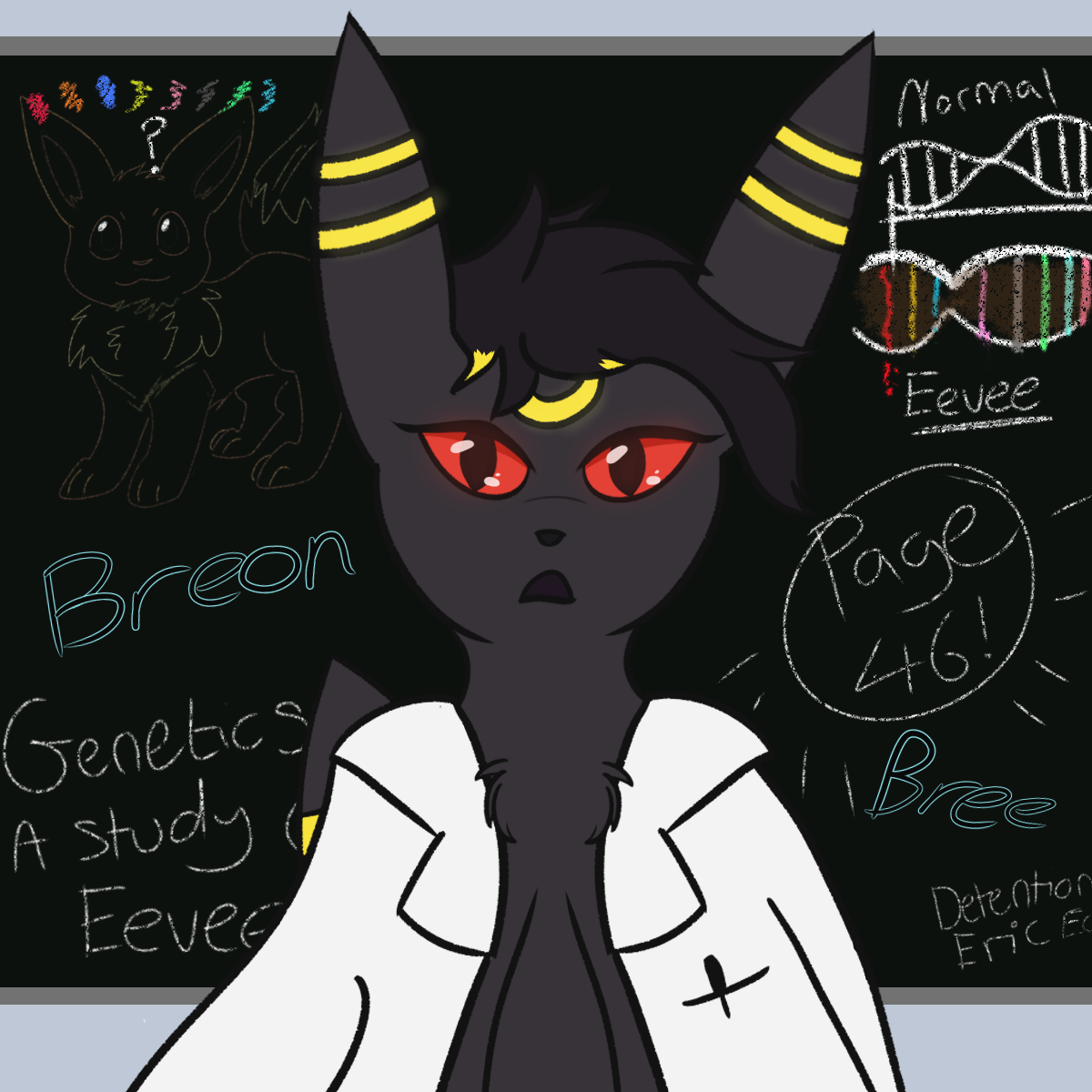 An Umbreon Teacher by mlexi