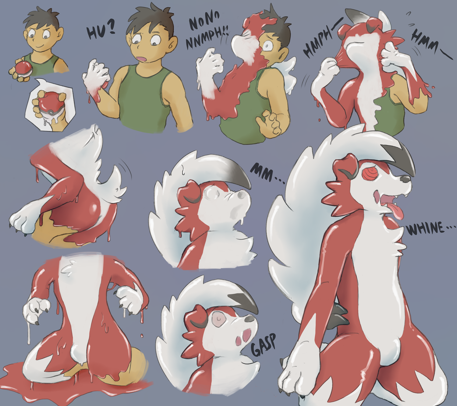Lycanroc goo TF by Moonlycan