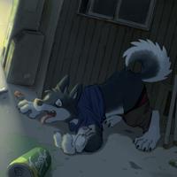 TF in the night alley by Moonlycan