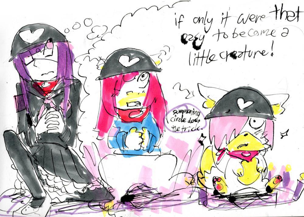 Geba-chan's Summoning Circle by mouseboy