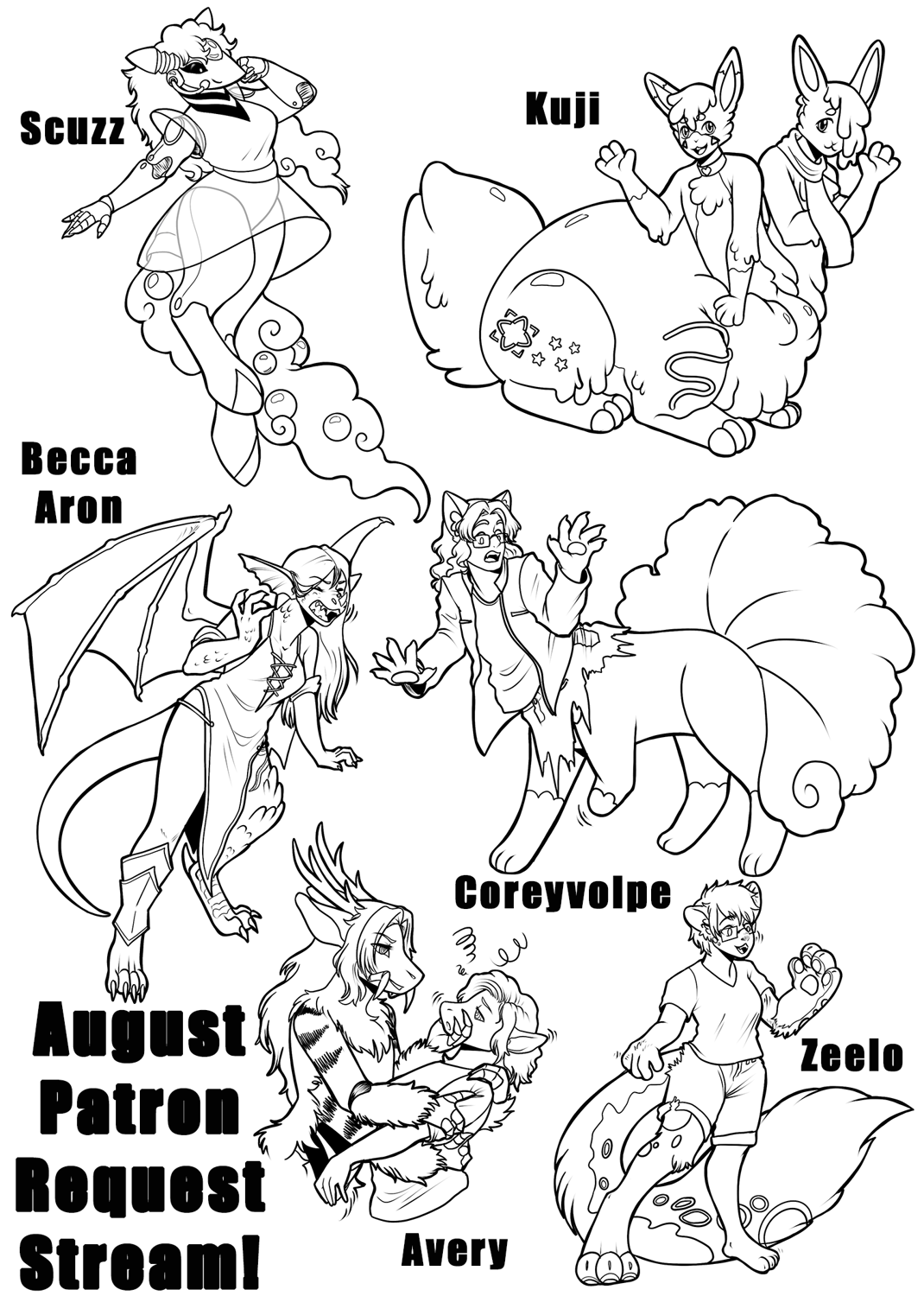 August 2025 Patron Request Stream by Mxmaramoose