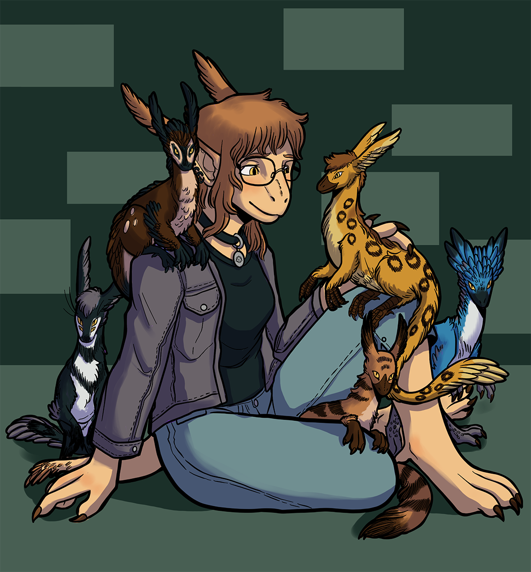 Dinoswarm by Mxmaramoose