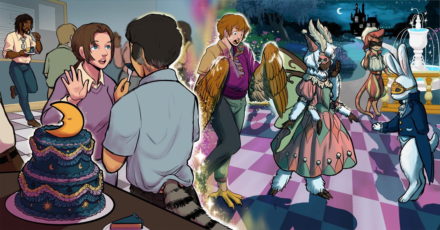 February2025 Patron Poll Sequence: A Slice of a Midnight Masquerade. by Mxmaramoose
