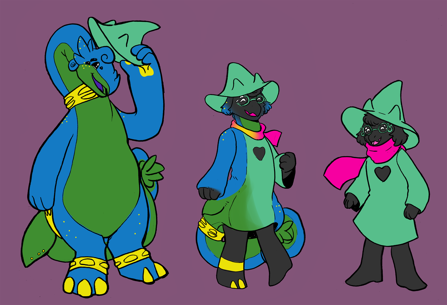 Dragnseeker to Ralsei by Mxmaramoose