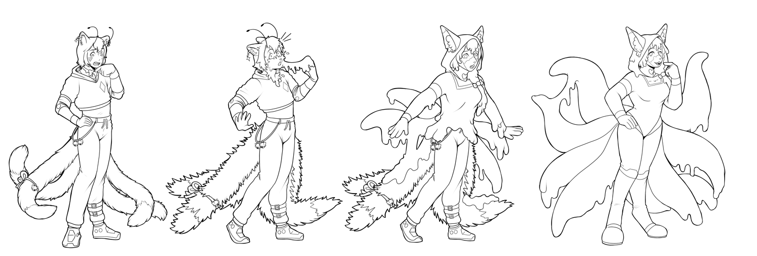 Gooey Kitsune by Mxmaramoose